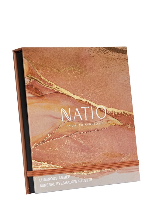 Natio Luminous Amber Mineral Eyeshadow Palette product photo View 04 L