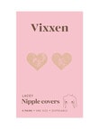 Vixxen Disposable Lace Heart Nip Covers, 4-Pair Pack, Nude product photo View 02 S