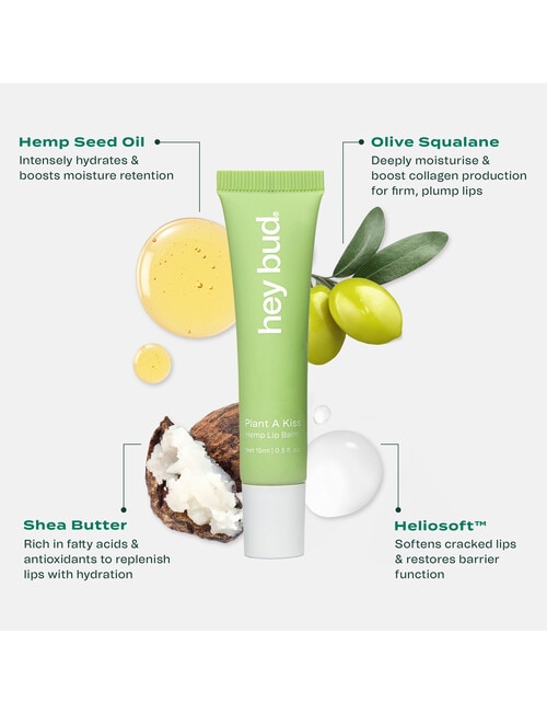 Hey Bud Plant a Kiss Lip Balm, Natural 15g product photo View 05 L