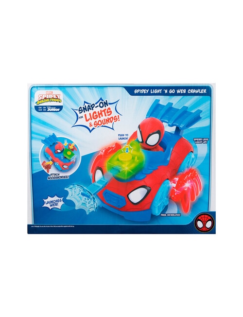 Spidey and Friends Diecast Vehicles Lightgo Web Crawler product photo View 07 L