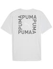 Puma Fit Triblend Graphic Tee, Grey product photo View 02 S