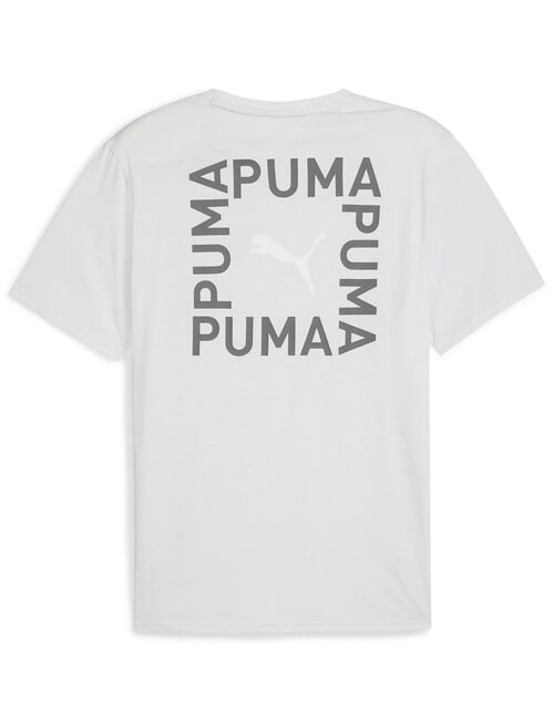 Puma Fit Triblend Graphic Tee, Grey product photo View 02 L
