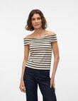 Vero Moda Kenzi Fiona Off Shoulder Top, Birch product photo