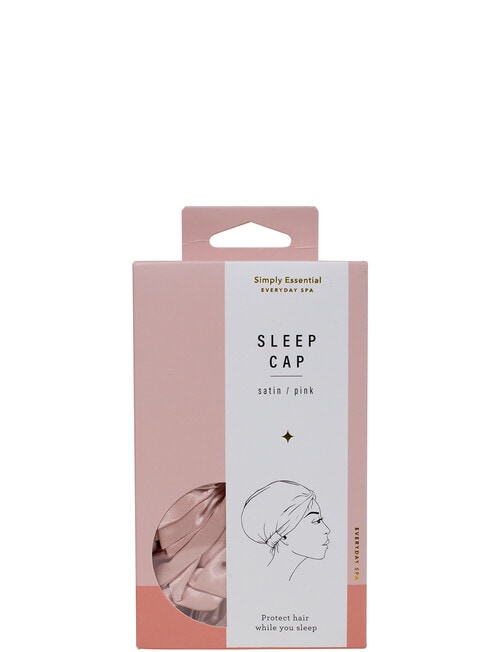 Simply Essential Satin Sleep Cap, Pink product photo View 02 L