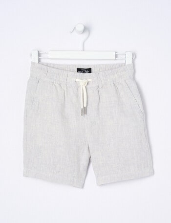 Mac & Ellie Linen Short, Stone product photo