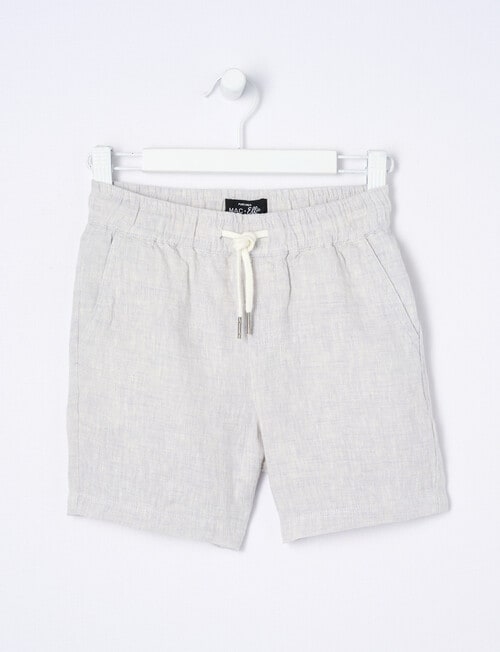 Mac & Ellie Linen Short, Stone product photo