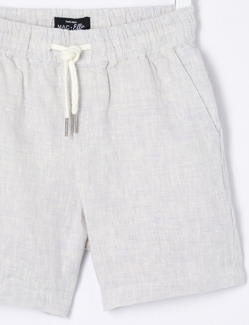Mac & Ellie Linen Short, Stone product photo View 03 L