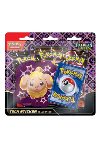 Pokemon Trading Card Scarlet & Violet 4.5 Paldean Fates Tech Sticker Blister Pack product photo