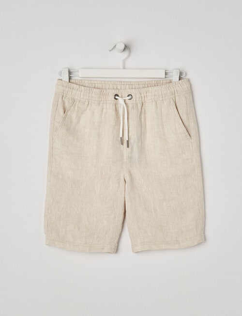 No Issue Linen Short, Stone product photo View 04 L