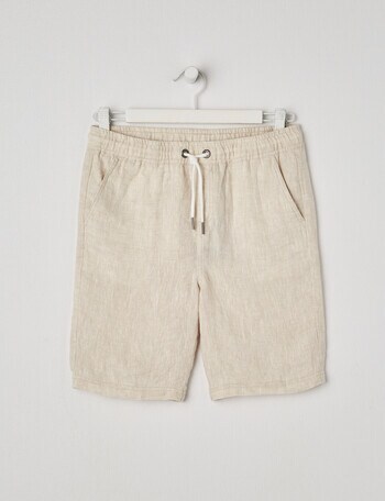 No Issue Linen Short, Stone product photo
