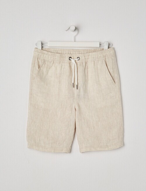 No Issue Linen Short, Stone product photo View 04 L