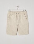 No Issue Linen Short, Stone product photo View 04 S