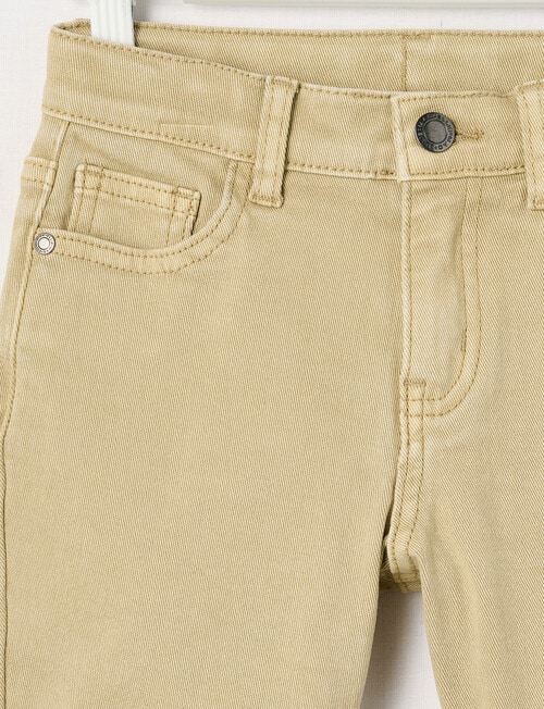 Mac & Ellie 5-Pocket Denim Short, Stone product photo View 03 L