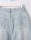Switch Taylor Wide Leg Cargo Jean, Washed Blue product photo View 05 S