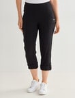 Line 7 Rolled Hem Capri Pant, Black product photo