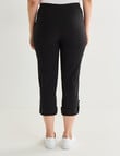 Line 7 Rolled Hem Capri Pant, Black product photo View 02 S