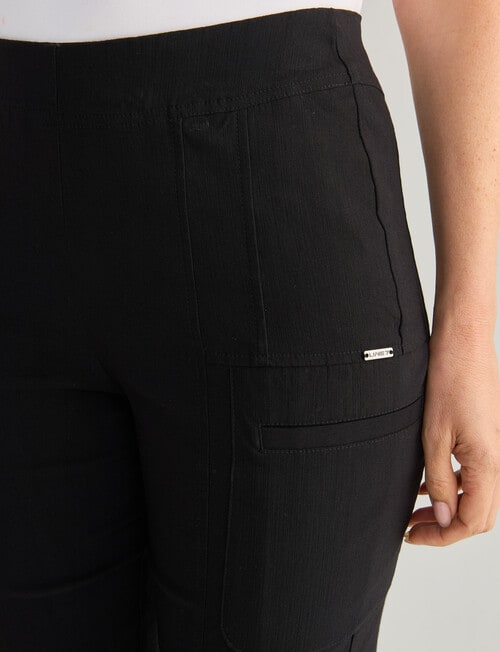 Line 7 Rolled Hem Capri Pant, Black product photo View 04 L