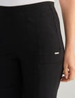 Line 7 Rolled Hem Capri Pant, Black product photo View 04 S