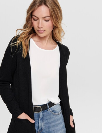 ONLY Lesly Open Cardigan, Black product photo