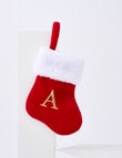 Christmas Shop Mini Stocking Alphabet A product photo
