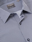 Van Heusen Circle Print Classic Fit Shirt, Navy product photo View 02 S