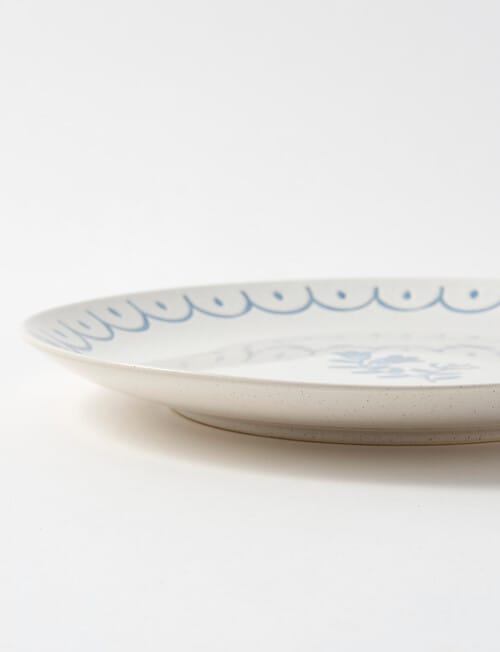 Porto Porto Lulu Dinner Plate, 27cm, Blue Floral product photo View 02 L