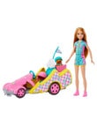 Barbie Stacie Racer Doll with Go-Kart product photo View 02 S