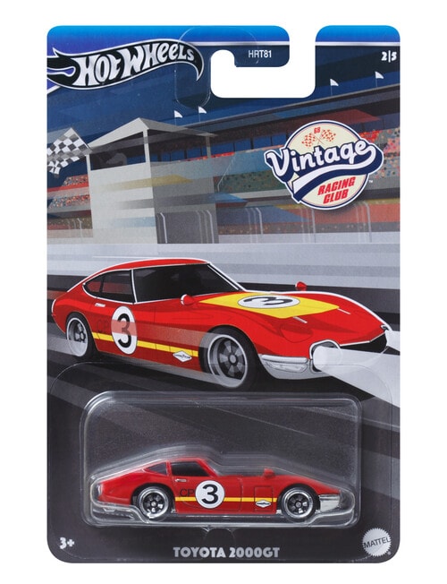 Hot Wheels Vintage Racing Club Cars, Assorted - Cars, Trucks