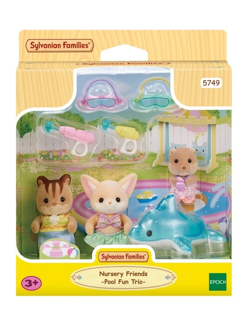 Sylvanian Families Nursery Friends Pool Fun Trio product photo