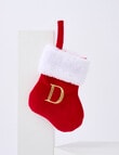Christmas Shop Mini Stocking Alphabet D product photo