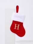 Christmas Shop Mini Stocking Alphabet H product photo