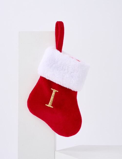 Christmas Shop Mini Stocking Alphabet I product photo
