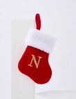 Christmas Shop Mini Stocking Alphabet N product photo
