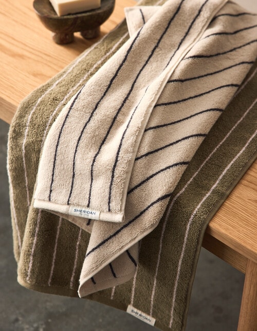 Sheridan Aven Stripe Towel Range product photo
