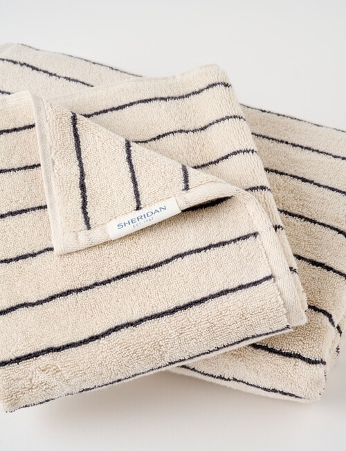 Sheridan Aven Stripe Towel Range, Limestone product photo View 02 L