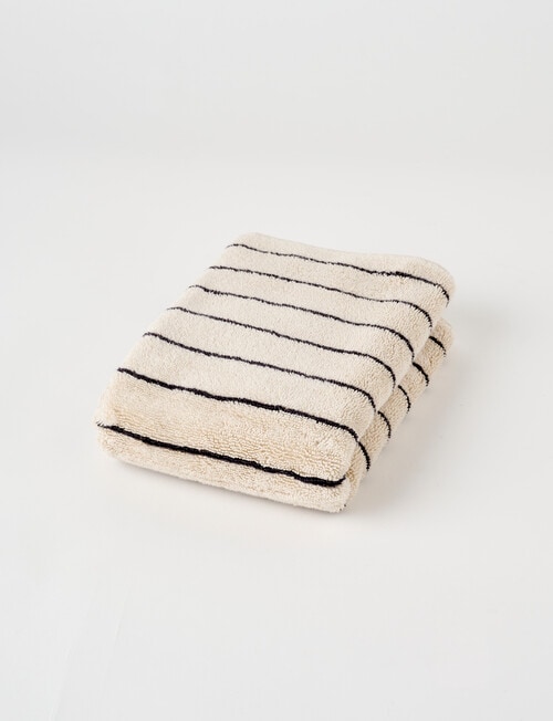 Sheridan Aven Stripe Towel Range, Limestone product photo View 04 L
