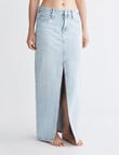 Calvin Klein Maxi Skirt, Light Blue product photo