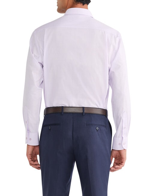 Van Heusen Micro Check Classic Fit Shirt, Lilac product photo View 04 L