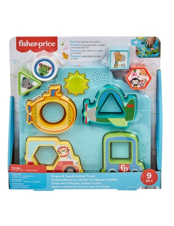 Fisher Price Shapes & Sounds Vehicle Puzzle product photo