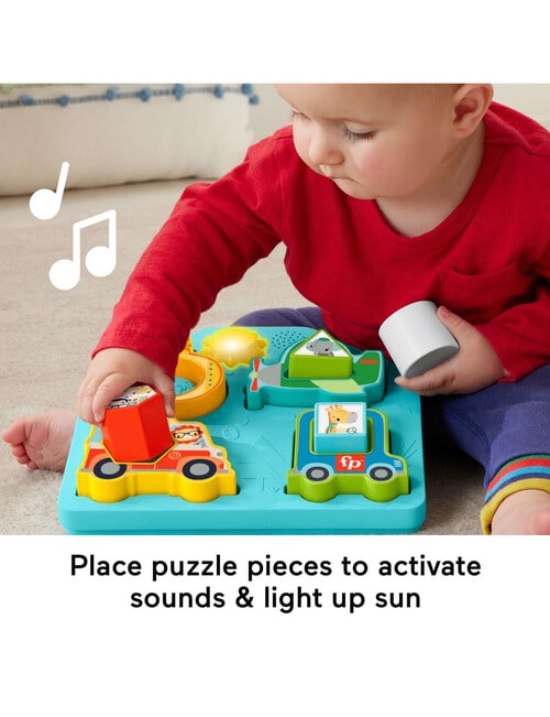 Fisher Price Shapes & Sounds Vehicle Puzzle product photo View 04 L