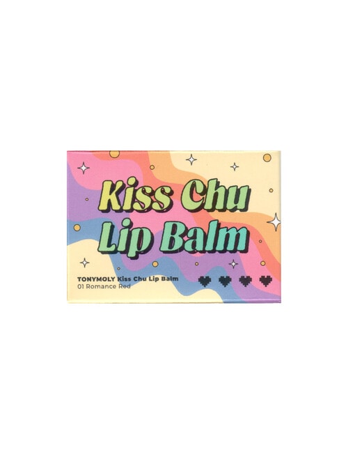 Tony Moly Kiss Chu Lip Balm, Romance Red product photo View 03 L