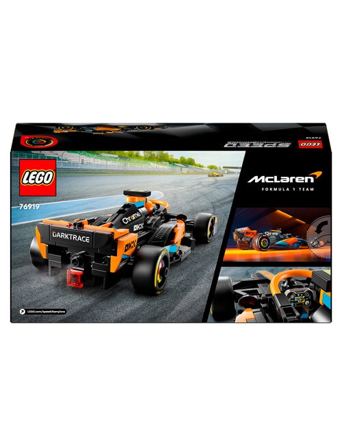 LEGO Speed Champions 2023 McLaren Formula 1 Race Car, 76919 product photo View 10 L