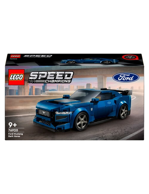 LEGO Speed Champions Ford Mustang Dark Horse Sports Car, 76920 product photo View 02 L
