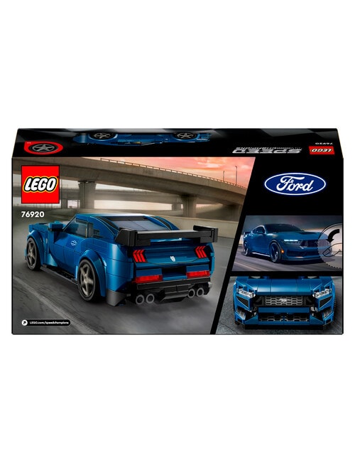 LEGO Speed Champions Ford Mustang Dark Horse Sports Car, 76920 product photo View 12 L