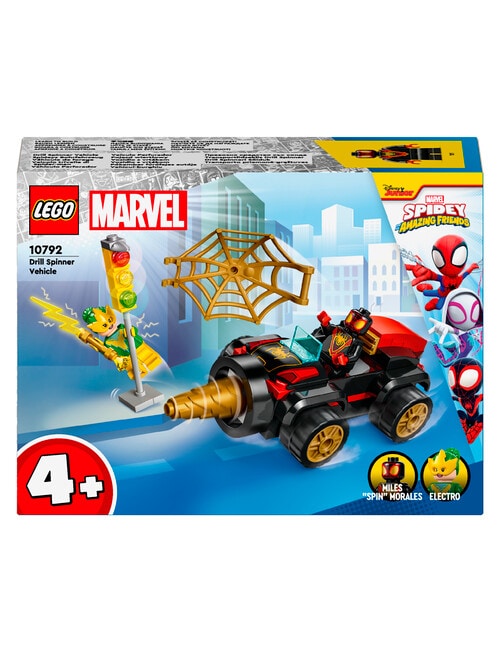 LEGO Spider-Man Spider-Man Drill Spinner Vehicle, 10792 product photo View 02 L