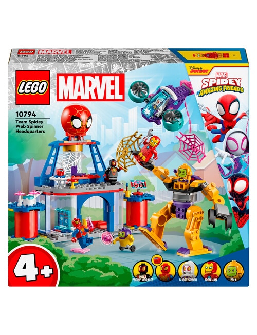 LEGO Spider-Man Team Spidey Web Spinner Headquarters, 10794 product photo View 02 L
