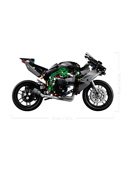 LEGO Technic Kawasaki Ninja H2R Motorcycle, 42170 product photo View 04 L