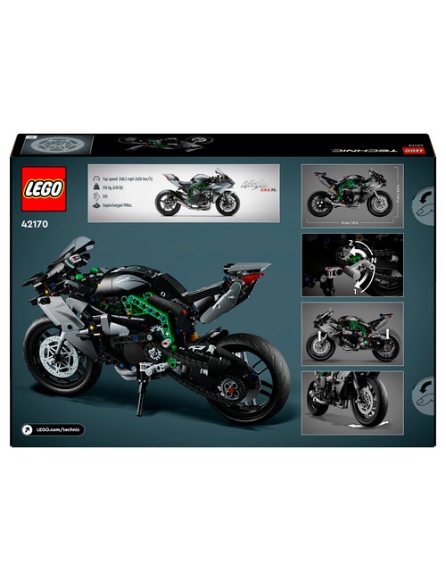 LEGO Technic Kawasaki Ninja H2R Motorcycle, 42170 product photo View 09 L