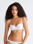 Calvin Klein Lightlylined Balconette Bra, Lavender Blue, A-DD product photo View 02 S