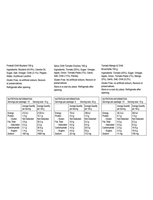 Random Harvest Hot Chilli BBQ, 3-Pack product photo View 02 L